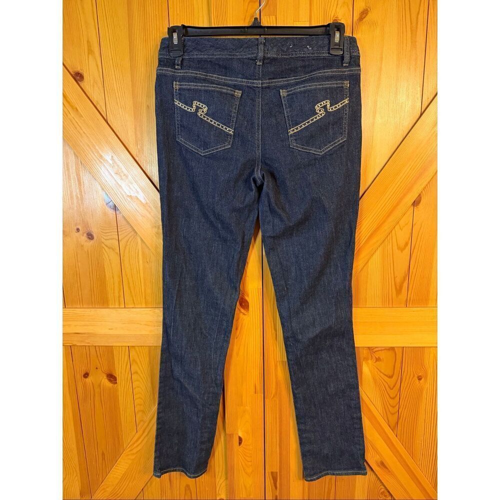 VINTAGE Tommy Hilfiger Women’s Straight Leg Dark Wash Jeans Size 8L (6513) - Picture 4 of 9